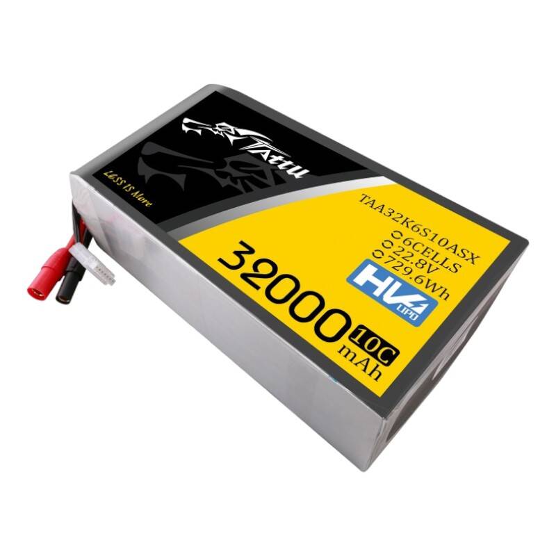 Tattu 32000mAh 22.2V 25C 6S1P Lipo Battery Pack with AS150+XT150 - Зображення 3