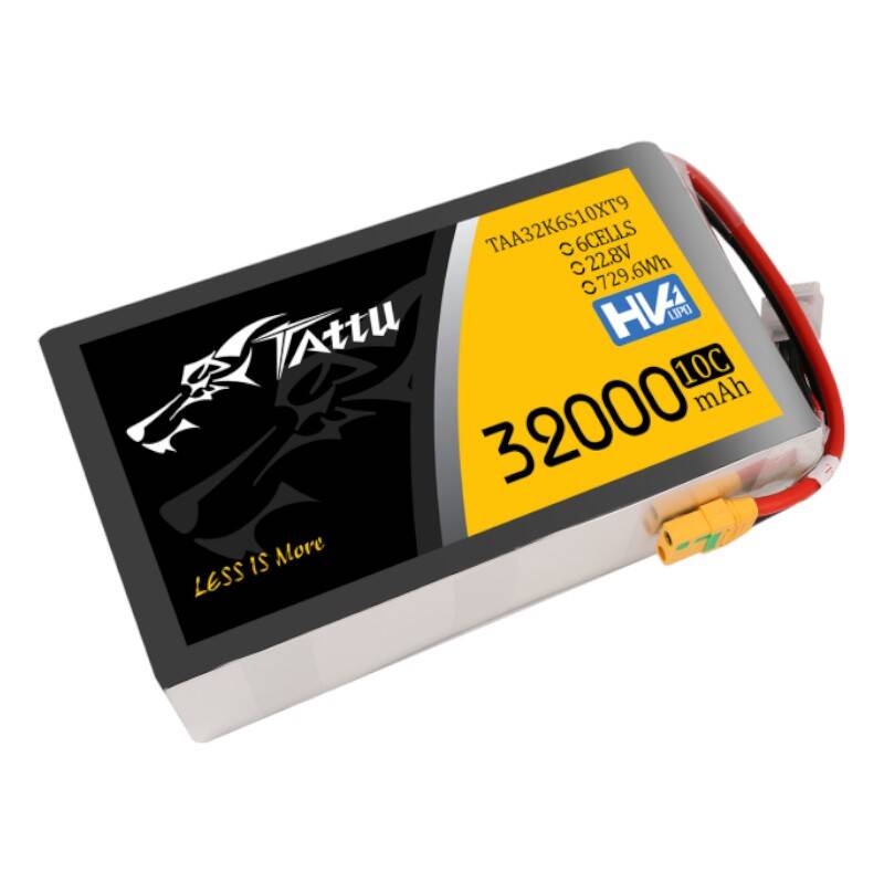 Tattu 32000mAh 22.8V 10C 6S1P Lipo Battery Pack With XT90-S - Зображення 2