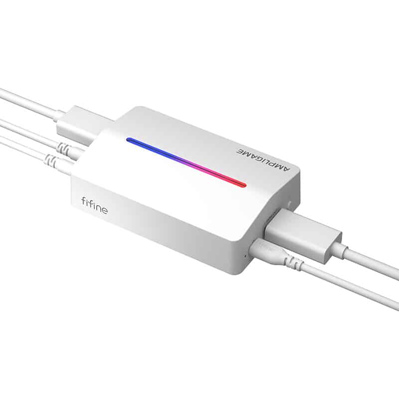 Fifine V3W, HDMI to USB-A capture card (white) - Зображення 3