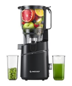 AMZCHEF SJ-036CBK Медленная соковыжималка (черная)