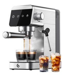 AMZCHEF CE-AZ-EM1501-SV Поршневая кофеварка (серебро)