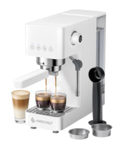 AMZCHEF CE-EM3131-WT Поршневая кофеварка (белая)