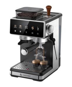 AMZCHEF CE-CM5560-SV Поршневая кофеварка (серебро)