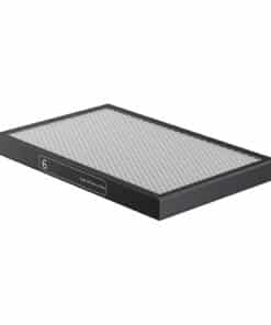 Rectangular air filter with a black frame and silver mesh, labeled with the number 6 on the side.