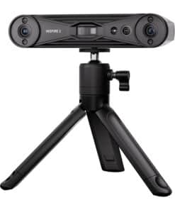 Inspire 2 three-lens 360-degree camera mounted on a small tripod.