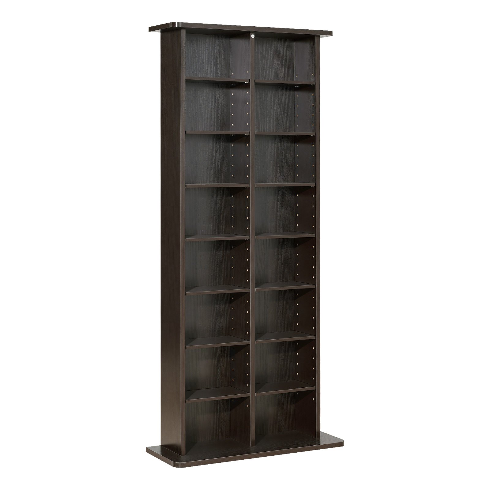 VEVOR 8-Tier Media Storage Cabinet 559 x 222 x 1295 mm, Adjustable