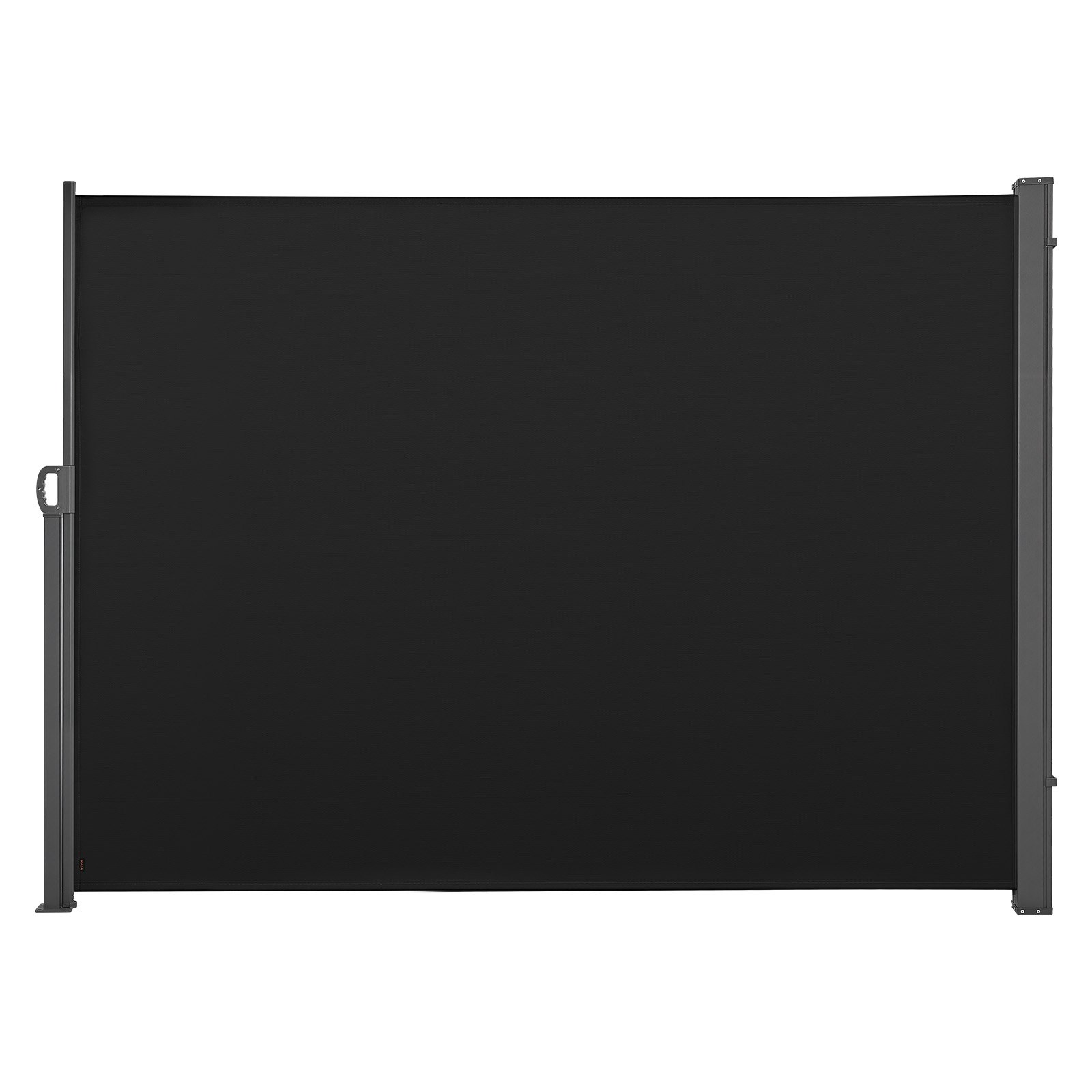 VEVOR Retractable Side Awning 180x300 cm, Waterproof PU-Coated Privacy Screen, Sunshade Room Divider for Garden Balcony Deck, Black - Image 11