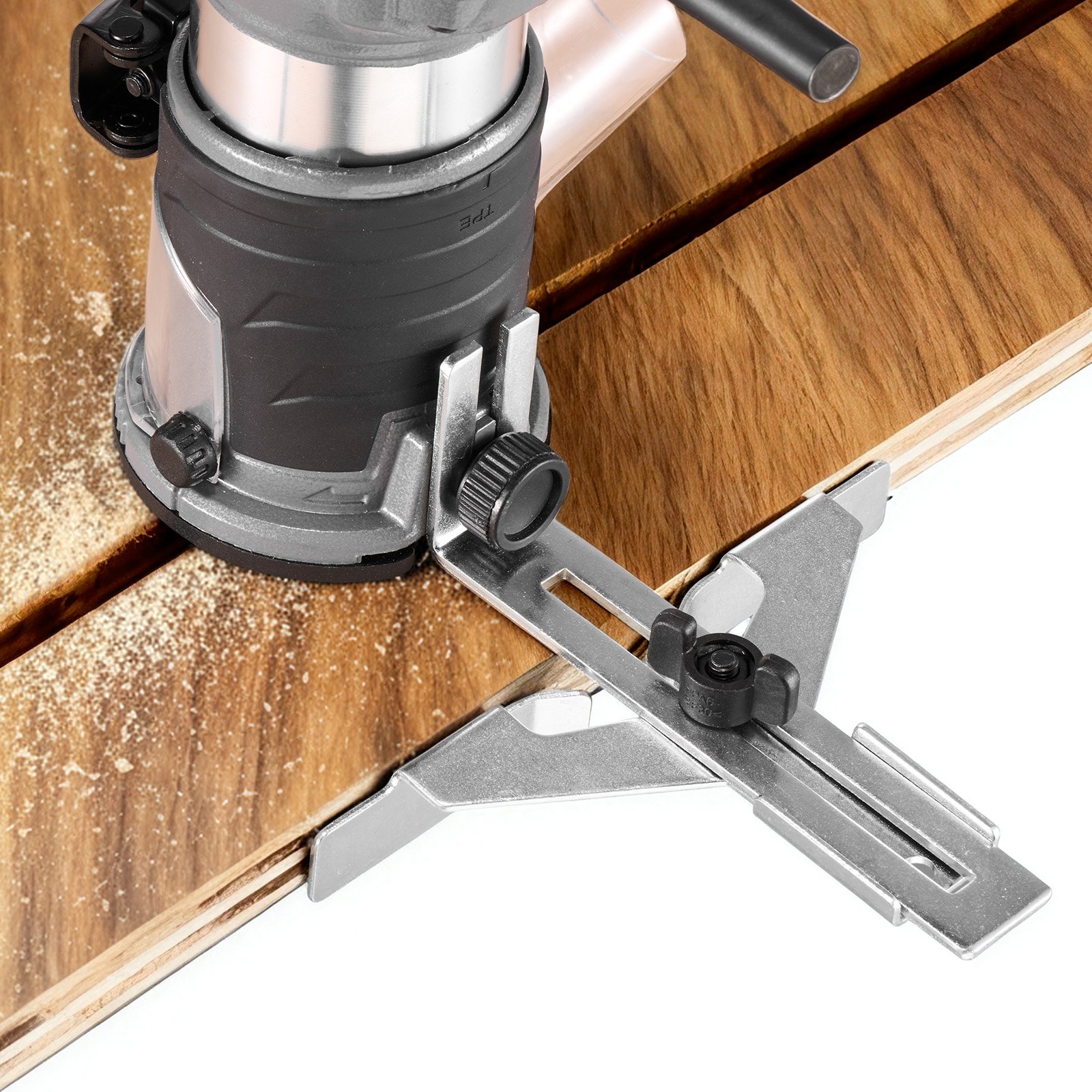 VEVOR 710W Palm Wood Router, Variable Speed Trim Router with Fixed, Plunge & Tilt Bases, Soft Start, Parallel Guide, 0–35 mm Depth — изображение 12