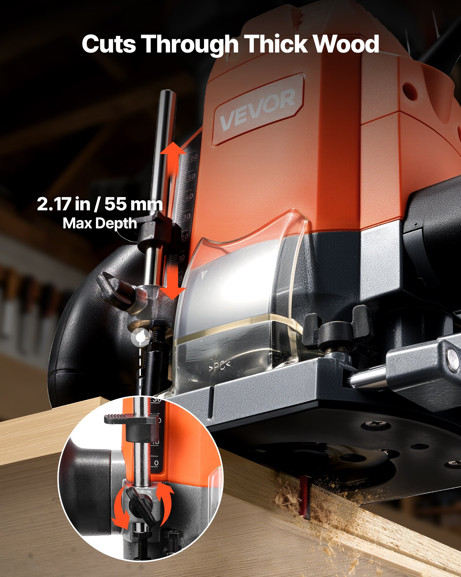 Dust Hood & Guide for Woodworking