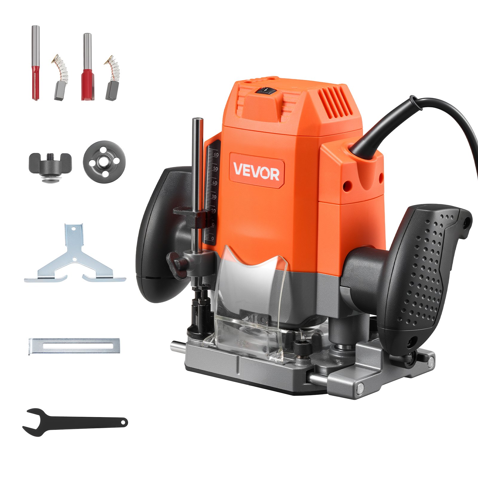 VEVOR 1200W Wood Router 55mm Plunge Base