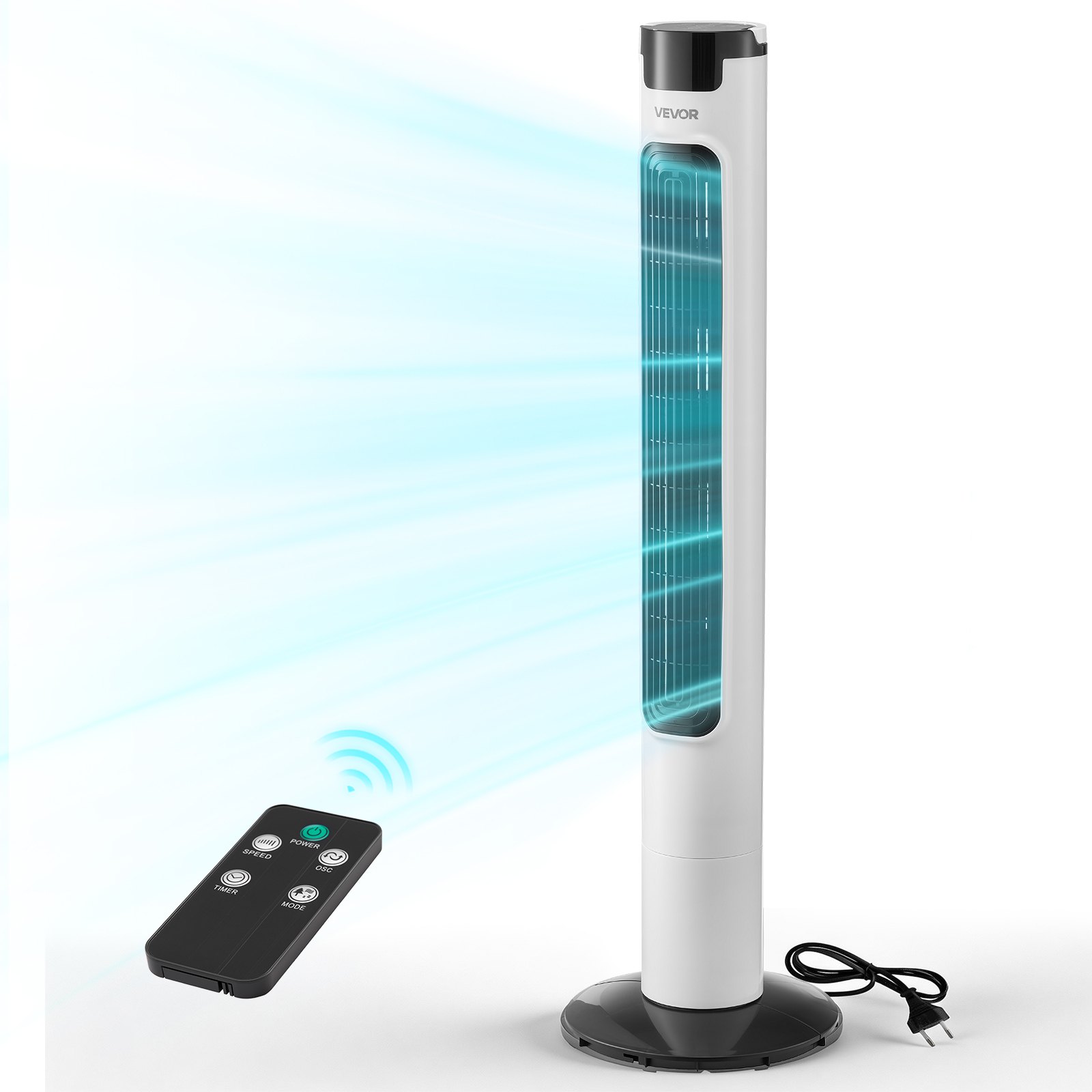 VEVOR vaikne torniventilaator 50° võnkuv