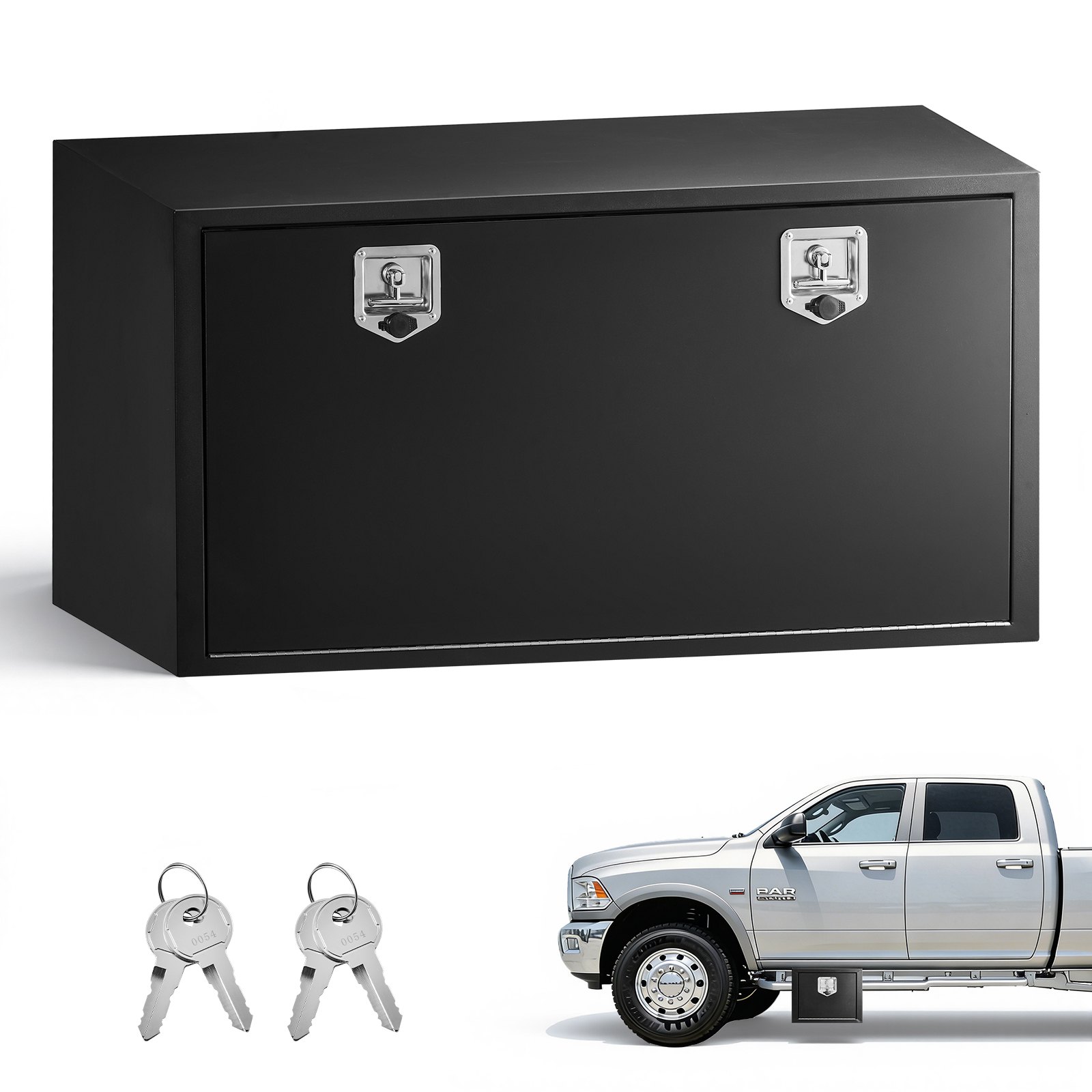 VEVOR 1219x609x609 мм Коробка для инструментов для грузовиков с днищем