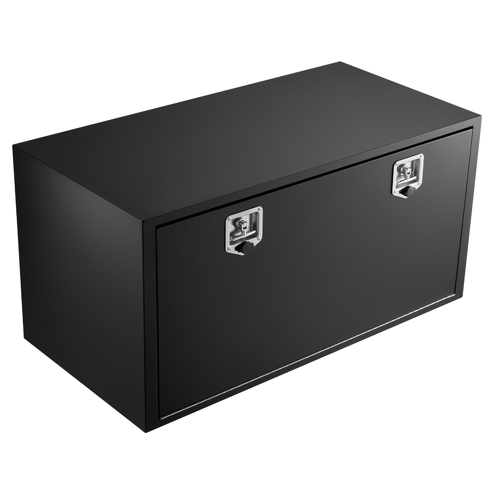 VEVOR 1219x609x609 mm Underbody Truck Tool Box, Heavy-Duty Steel Lockable Waterproof Trailer Storage Chest, Black — изображение 12