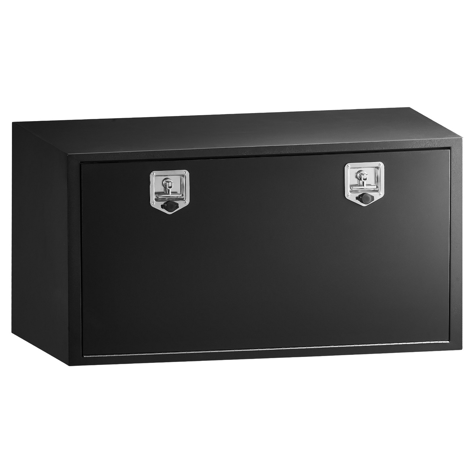 VEVOR 1219x609x609 mm Underbody Truck Tool Box, Heavy-Duty Steel Lockable Waterproof Trailer Storage Chest, Black — изображение 9
