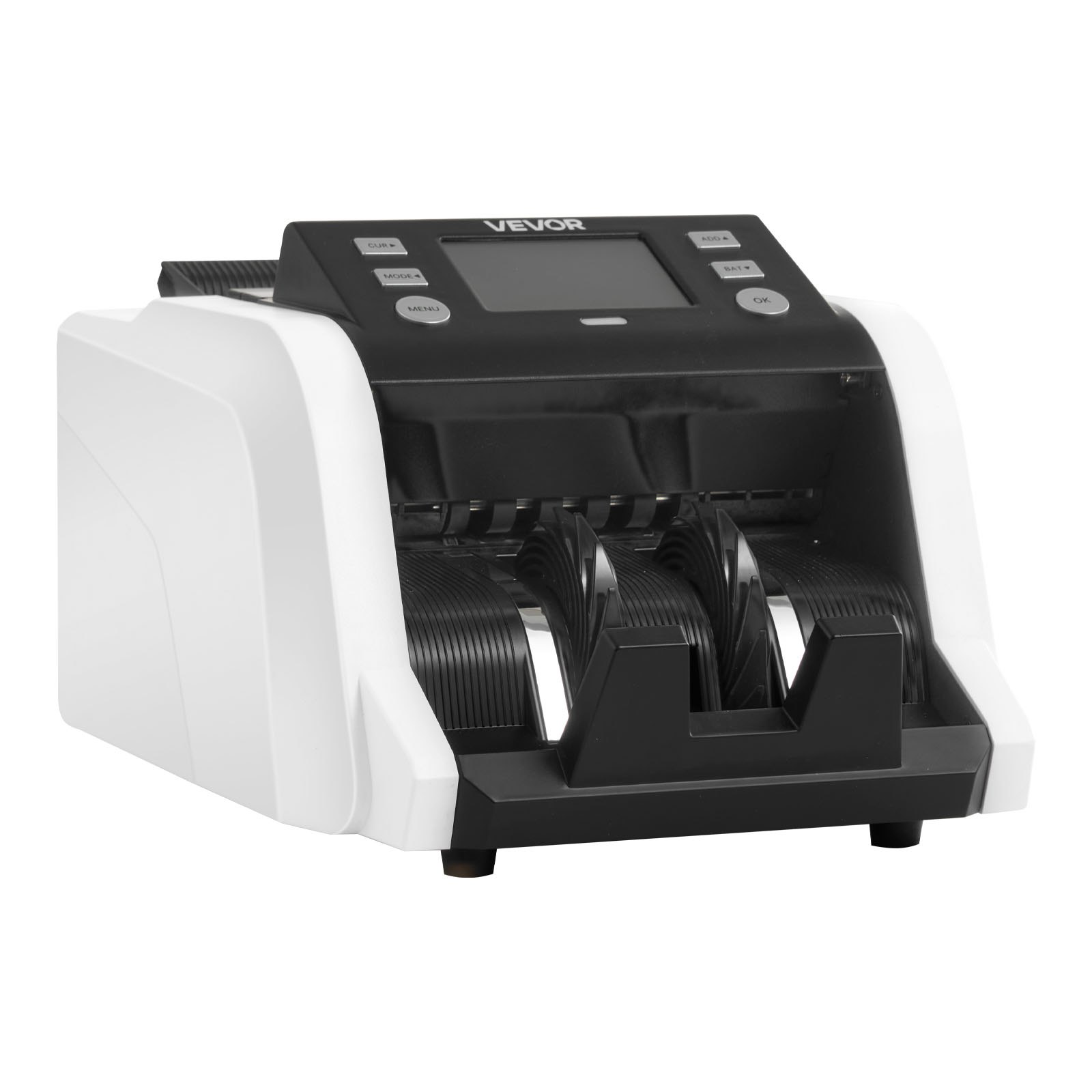 VEVOR Mixed Denomination Money Counter 1200 Notes/Min with CIS, UV/MG/IR Detection, TFT Dual Display for USD EUR GBP CAD MXN - Pilt 11