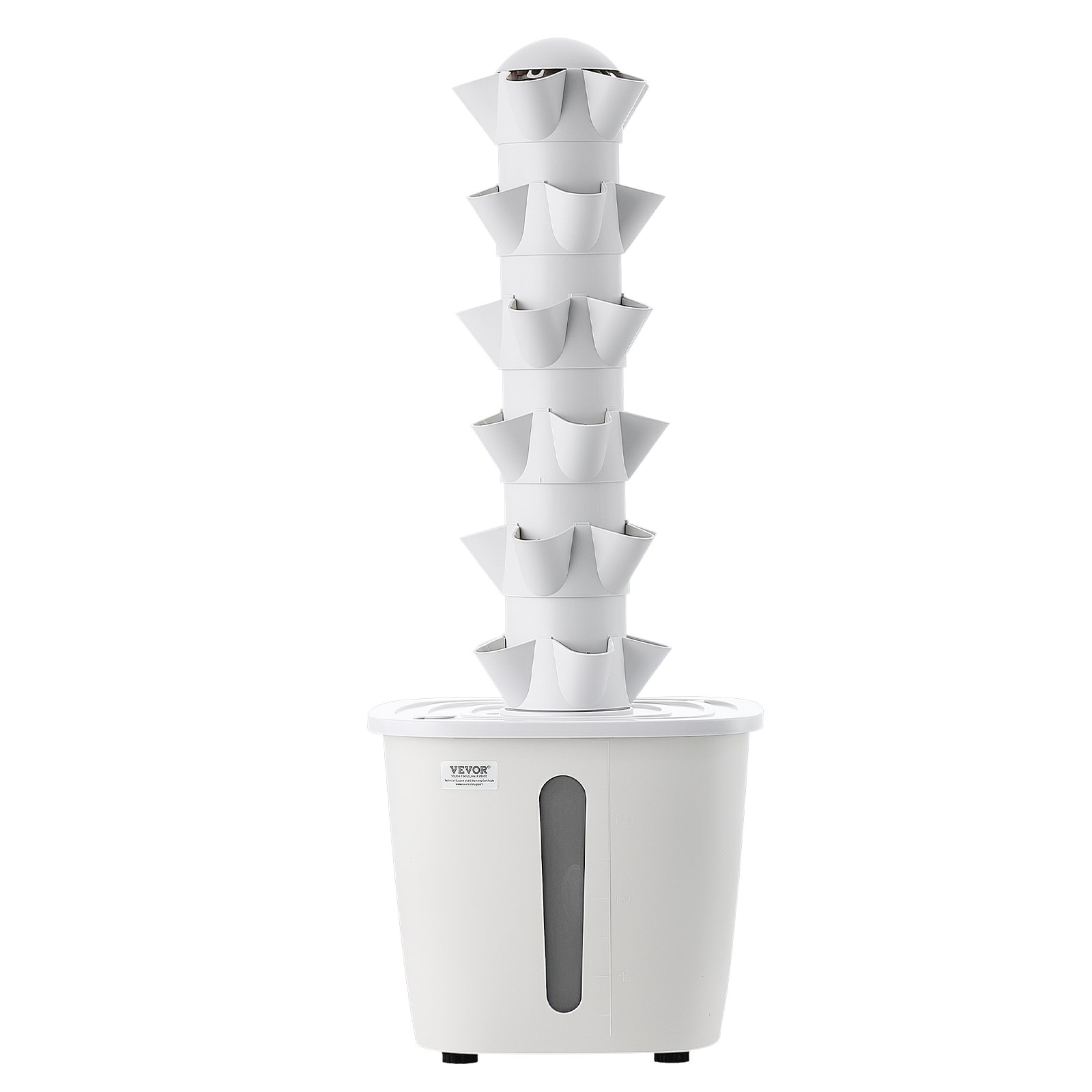 VEVOR Hydroponic Tower 30-Pod 6-Tier Indoor Vertical Garden with App Control, 20 L Tank & Pump for Herbs, Vegetables, Flowers — изображение 10