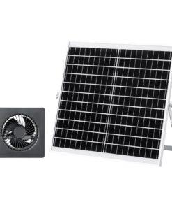 VEVOR 20W сонячний витяжний вентилятор з акумулятором