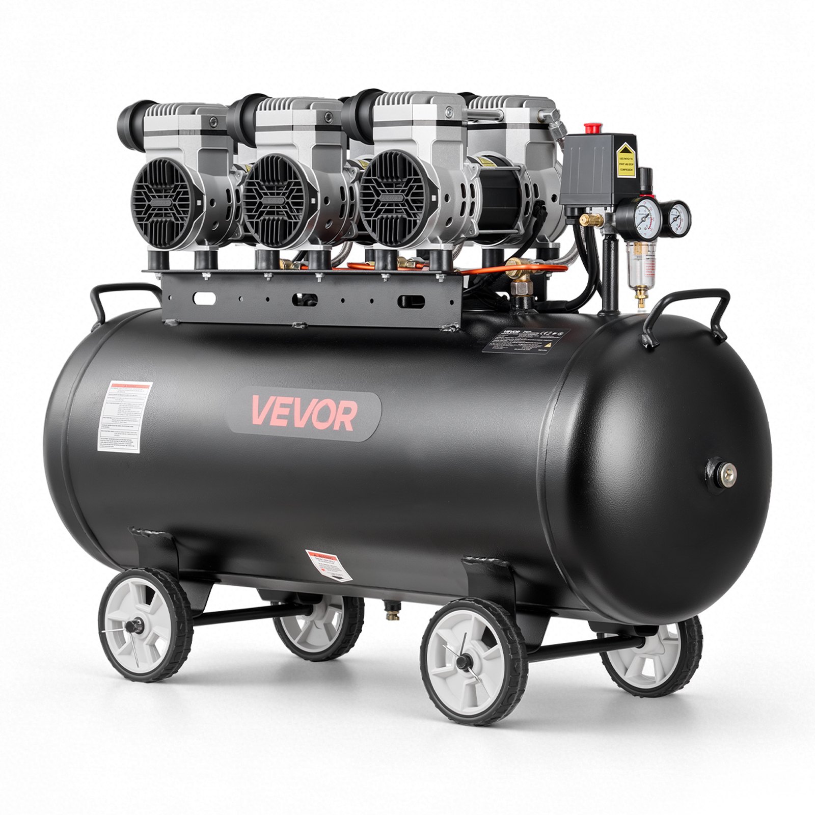 VEVOR 100L 3kW Безмасляний повітряний компресор