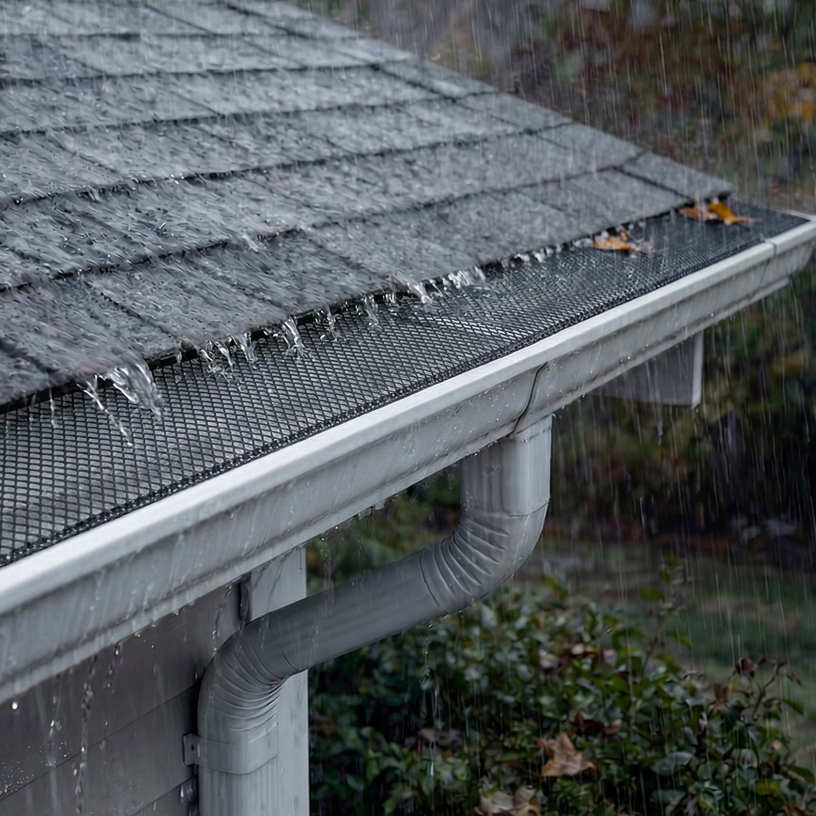 VEVOR 152 mm Powder-Coated Steel Gutter Guard Screen, 36.6 m Leaf Protection, 6 mm Micro-Perforated, 40-Pack, Black - Зображення 8