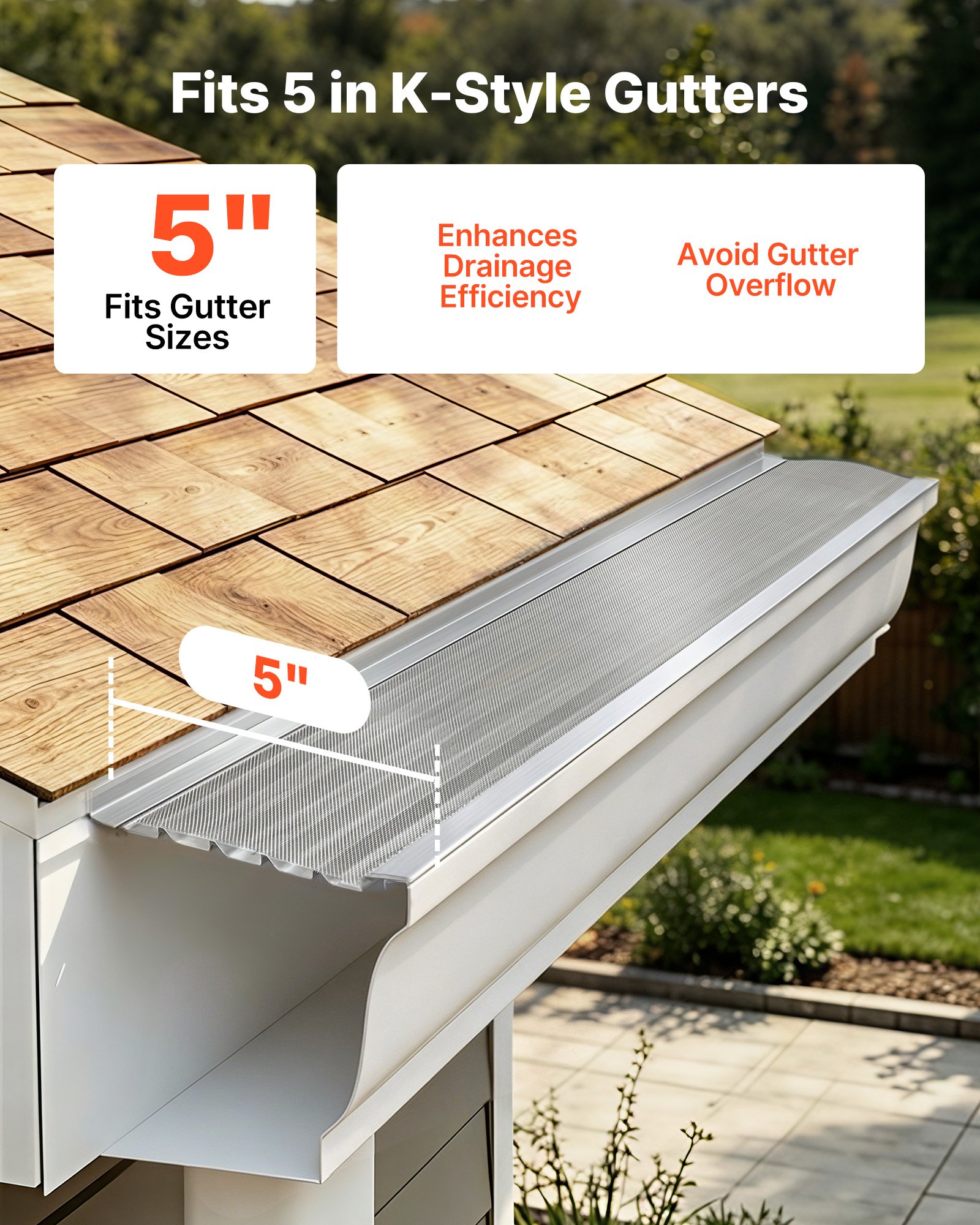 for 5" K-Style Gutters