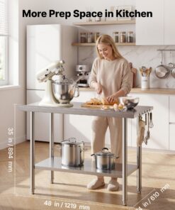 Adjustable Undershelf and Hooks