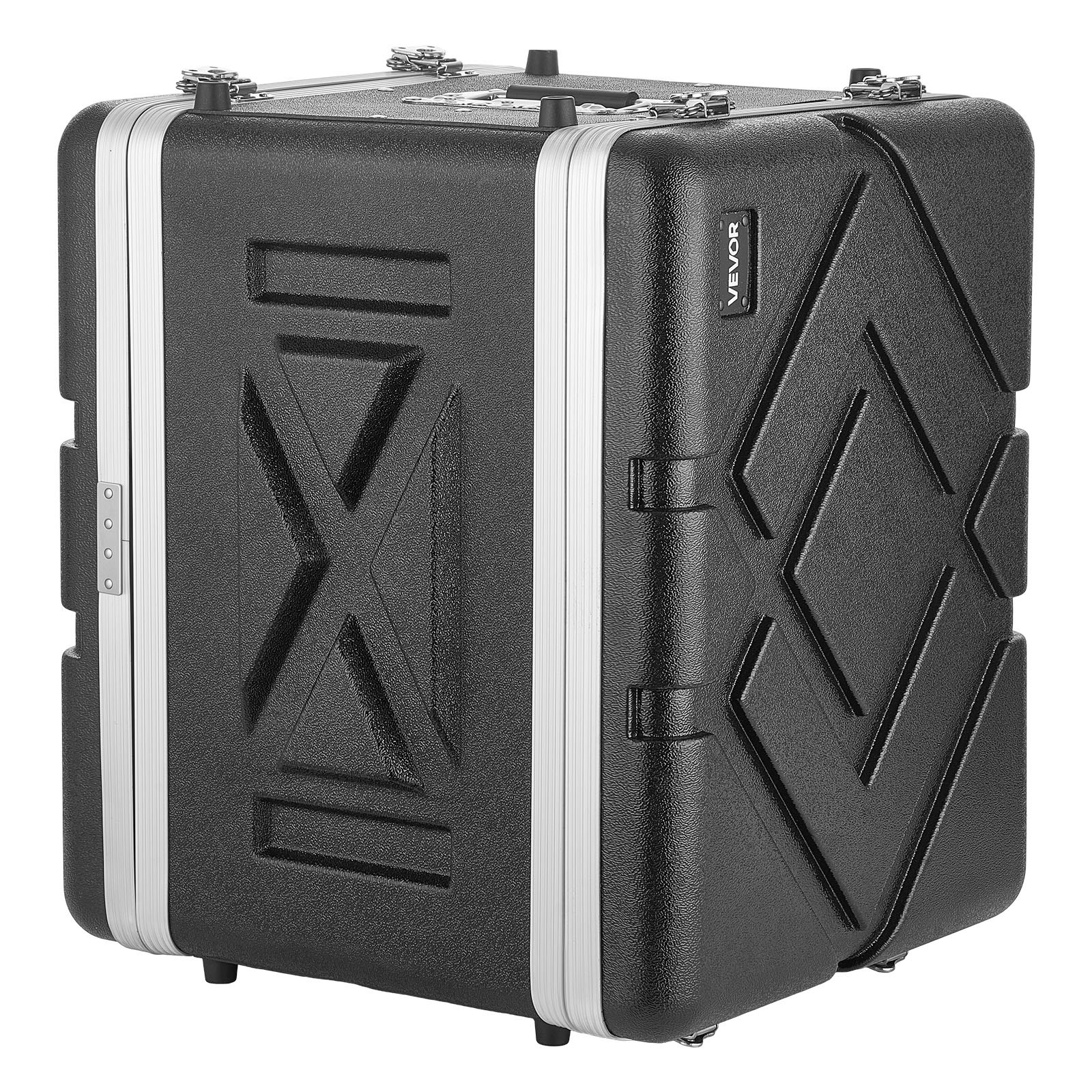 VEVOR 8U ABS Rack Case 310 mm Depth, Shallow Server & Audio Rack with Detachable Covers, Rails & Latches for Amplifier DJ Mixer — изображение 11