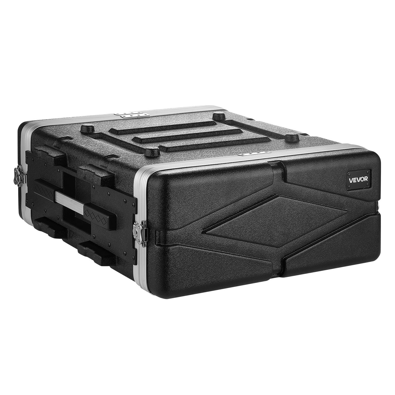VEVOR 4U ABS Rack Case 480 mm Depth, Server & Audio Rack Cabinet with Recessed Latches, Detachable Covers for Amplifiers & DJ Mixers — изображение 12