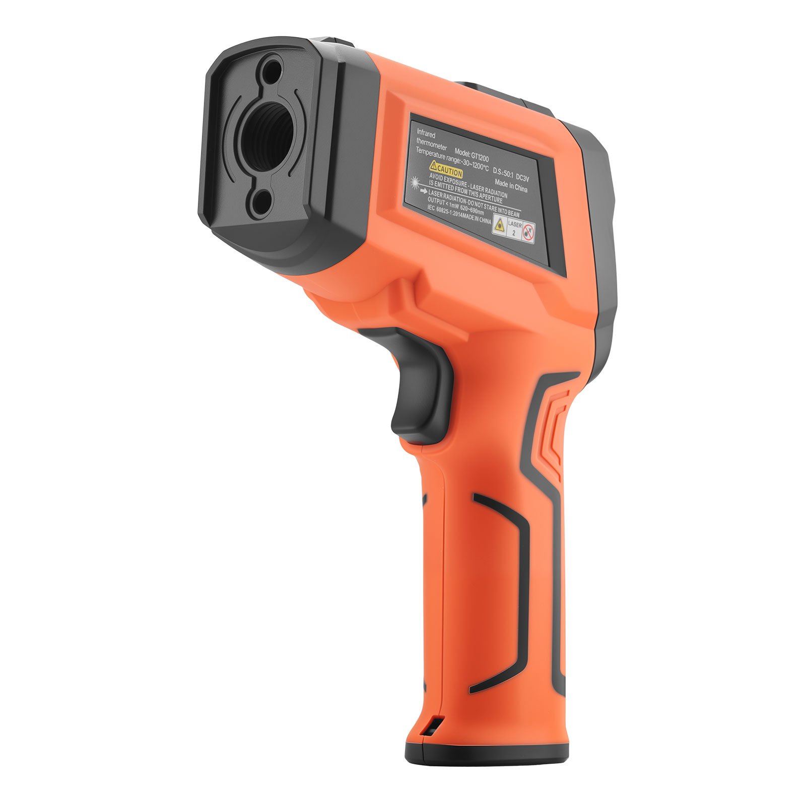 VEVOR Dual Laser Infrared Thermometer -30–1600°C with K-Type Probe, 50:1, Non-Contact IR Temperature Gun for Industry & Cooking - Image 12