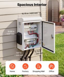 Steel IP65 Waterproof Junction Cabinet with Thermostat Fan
