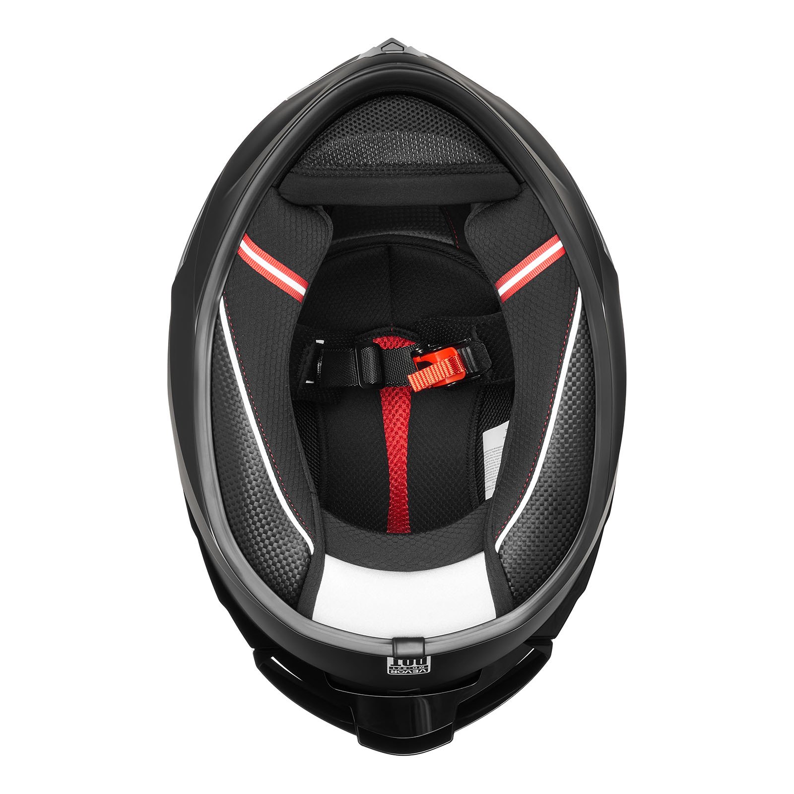 VEVOR Full Face Motorcycle Helmet L, ABS, Clear Visor, Ventilated, Bluetooth Ready, DOT & ECE Approved for Men and Women — изображение 12