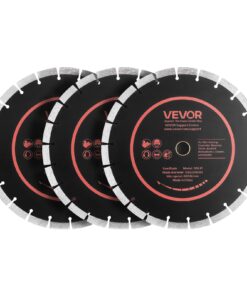 Комплект алмазных бетонных пил VEVOR 306 мм, 3 шт