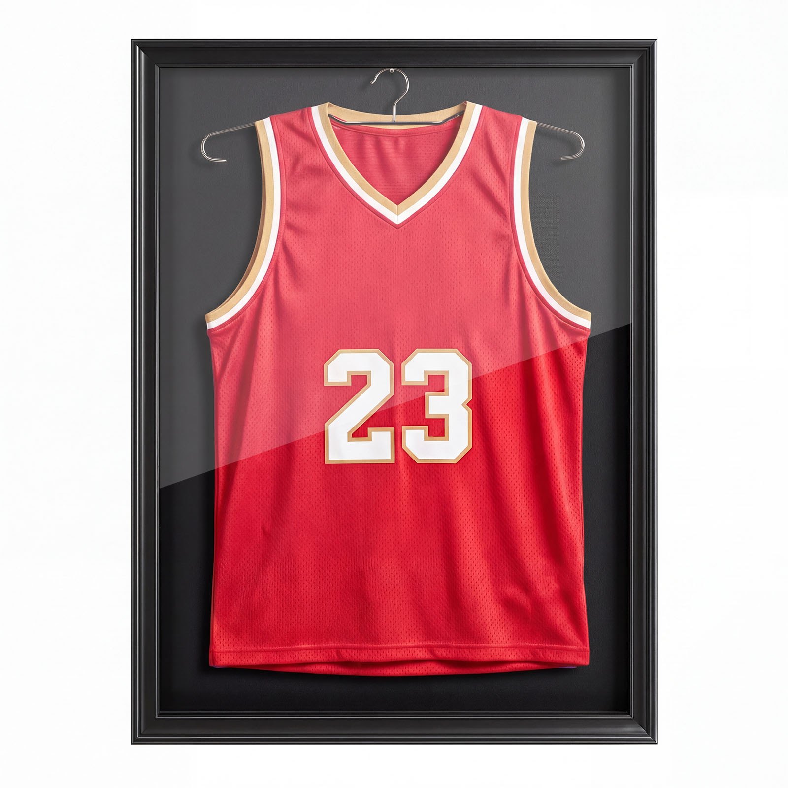 VEVOR Jersey Frame Display Case 90x70x4 cm, Lockable Wooden Shadow Box with UV-Protective Panel for Sports Shirts & Uniforms — изображение 11