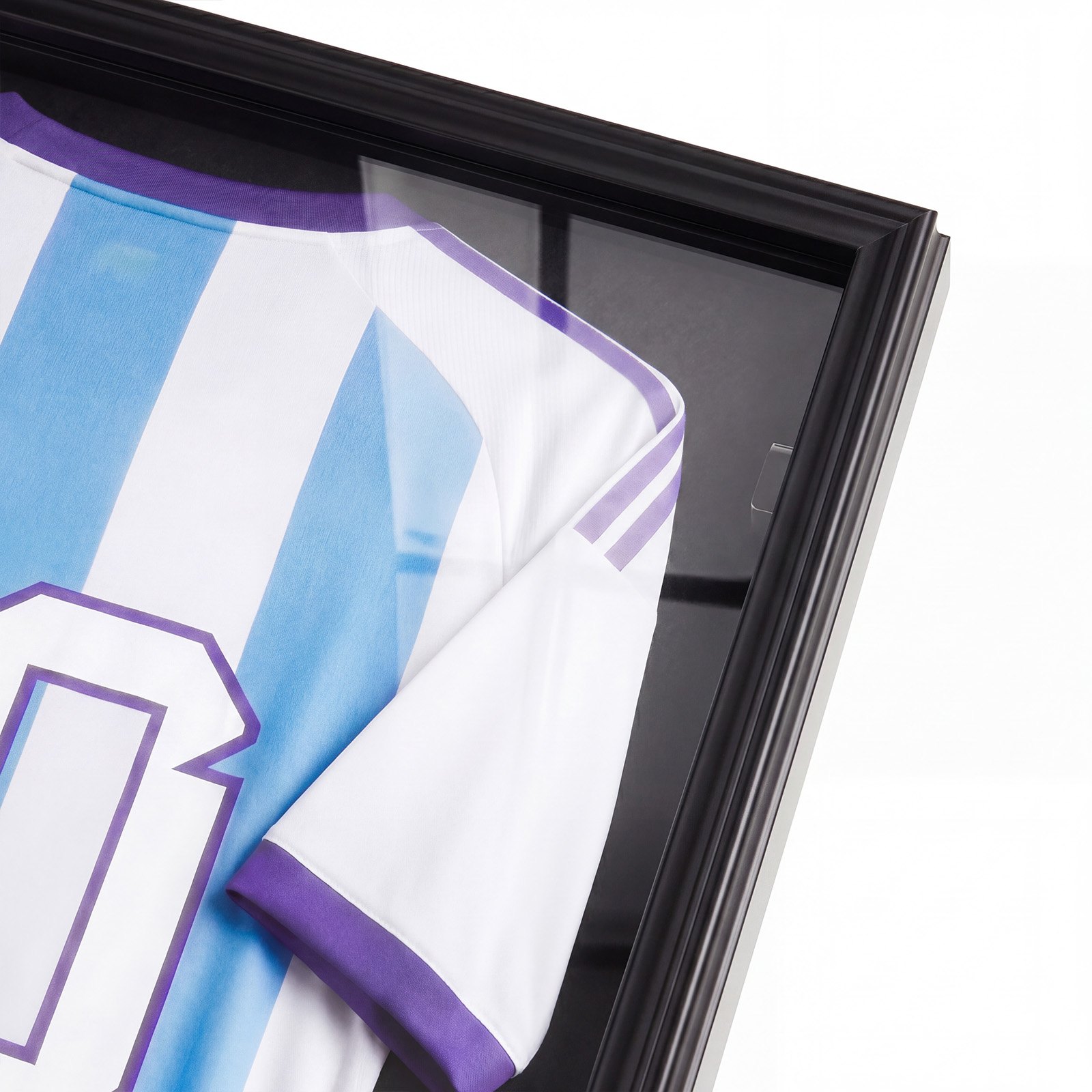 VEVOR Jersey Frame Display Case 90x70x4 cm, Lockable Wooden Shadow Box with UV-Protective Panel for Sports Shirts & Uniforms — изображение 12