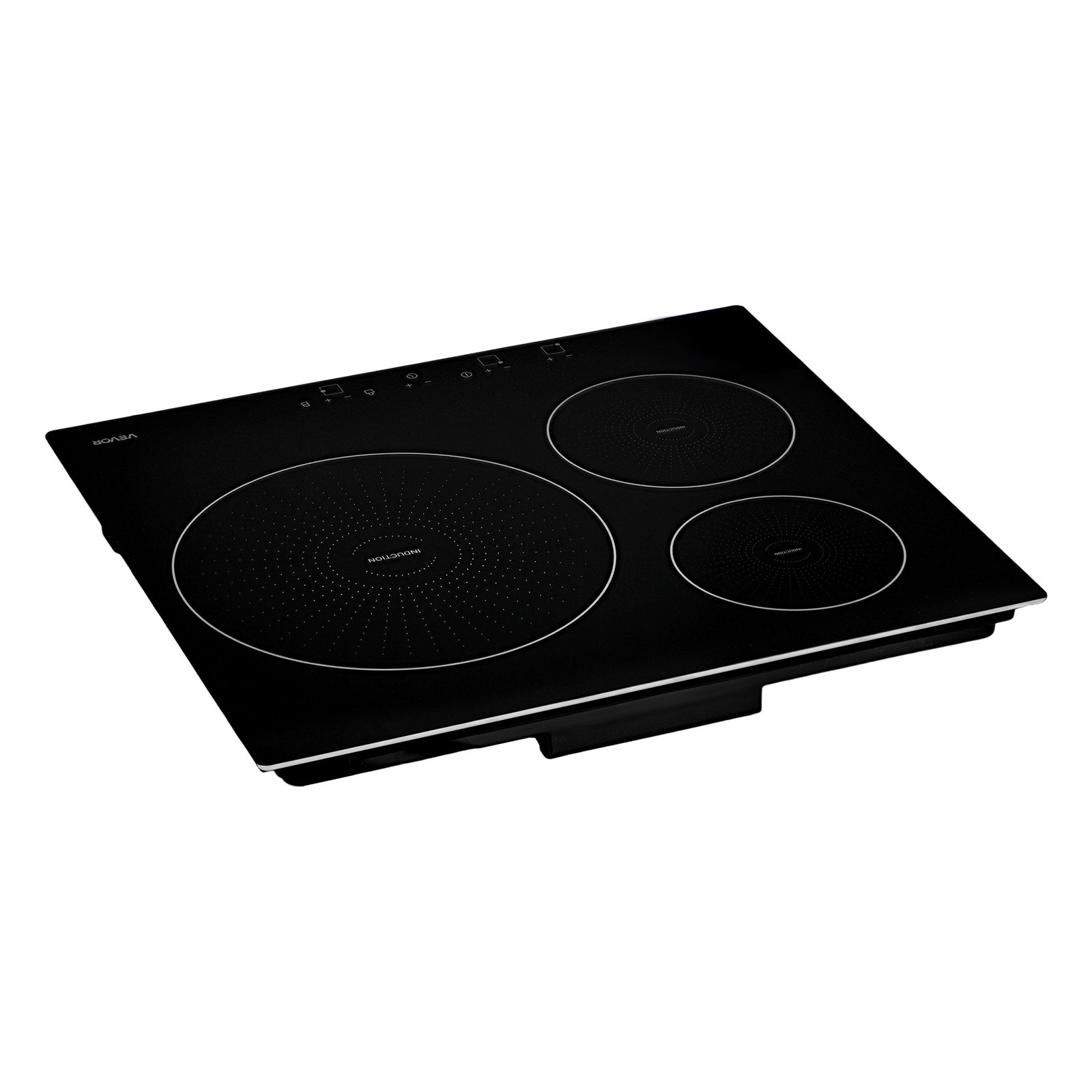 VEVOR 60 cm Built-in Induction Cooktop, 3 Burners, 6200 W, 9 Power Levels, Touch Control, Child Lock, Ceramic Glass Surface 220 V — изображение 12