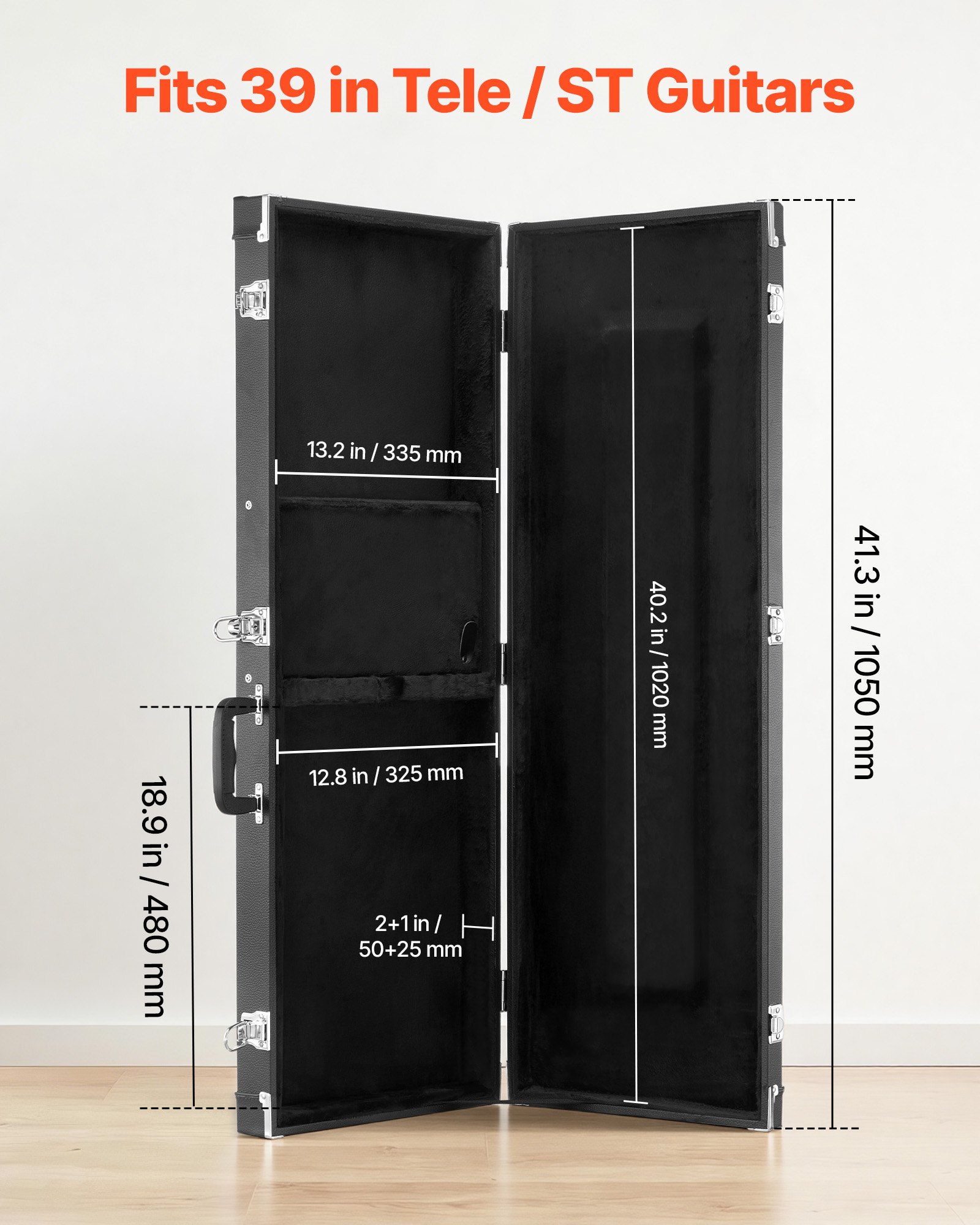 Rectangular Wooden Hard-Shell with Lock