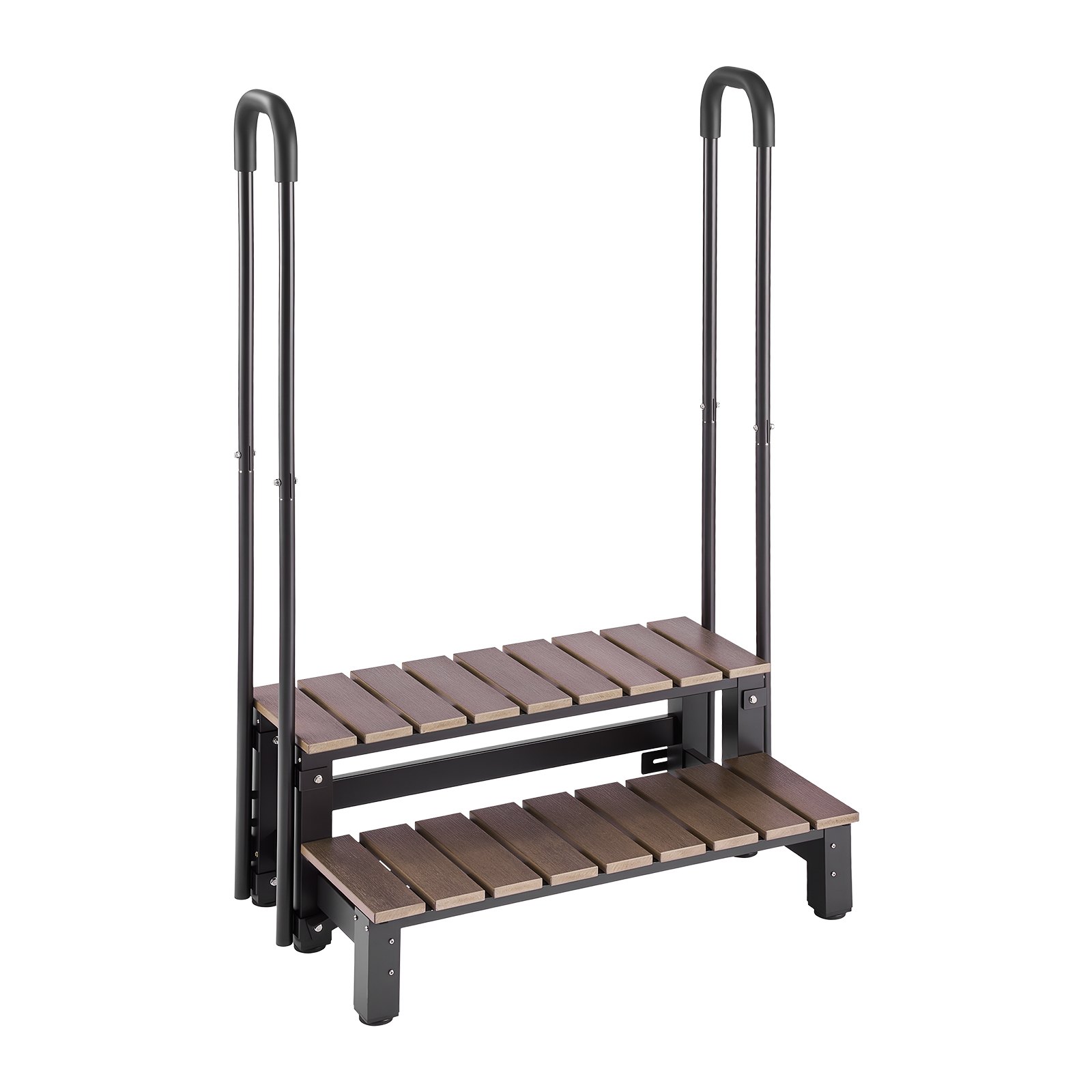 VEVOR 2-Step Hot Tub Steps with Handrail, 250 kg Load, 82 cm Wide, Non-Slip HIPS & Steel Outdoor Spa Stairs, Easy Assembly — изображение 11