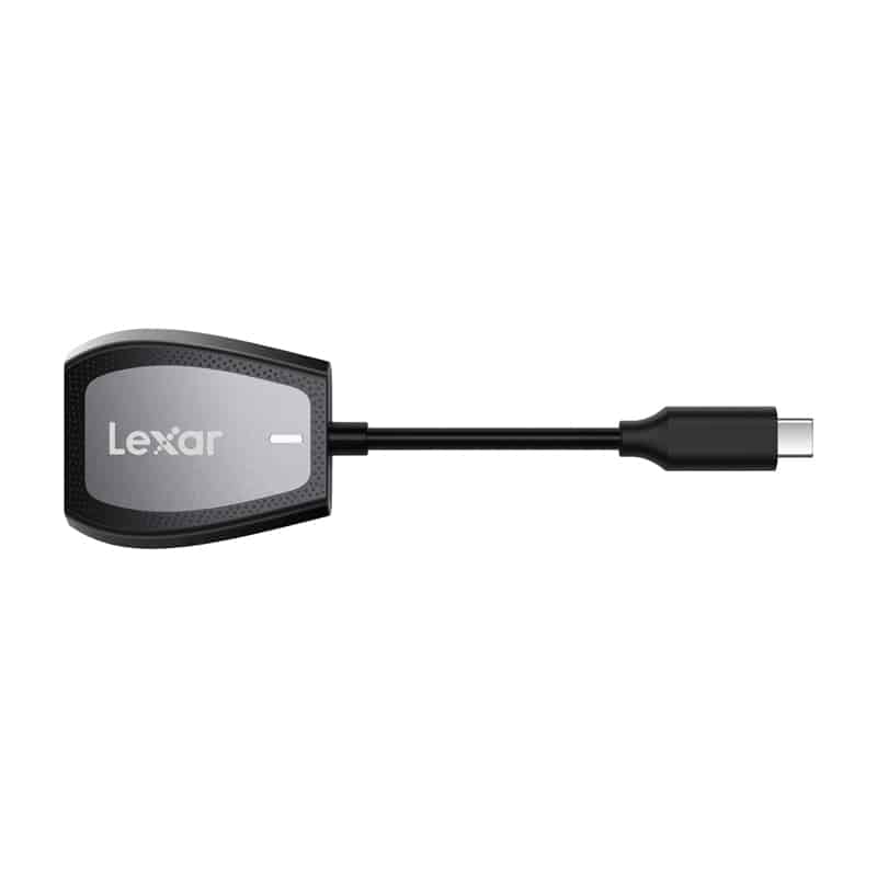 Lexar Dual-Slot SD/microSD Memory Card Reader, USB-C