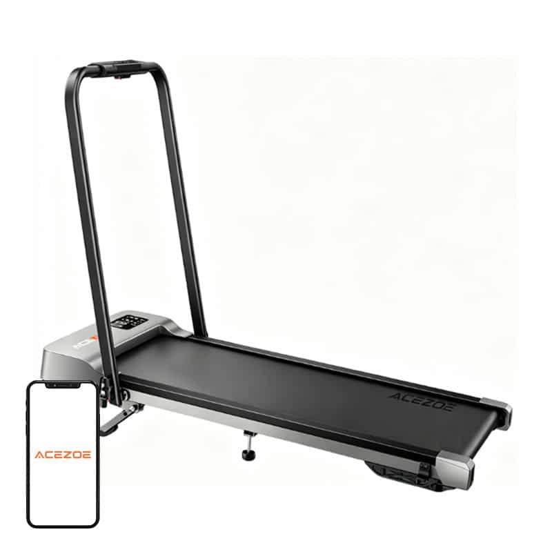 ACEZOE P12 Foldable Electric Treadmill (Black and Gray)
