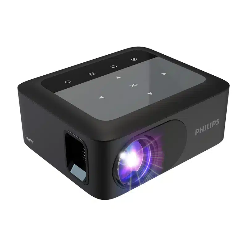 Phillips N-110 720p Mini projektorius (Juodas)