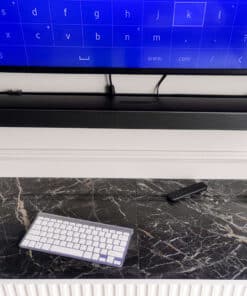 Smart TV wireless keyboard silver