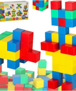 Cube educational magnetic construction blocks 64 el.