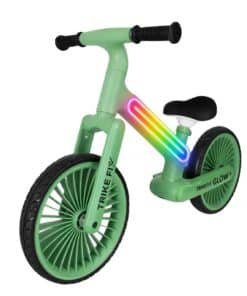 Trike Fix Светящийся зеленый велосипед для беговых лыж