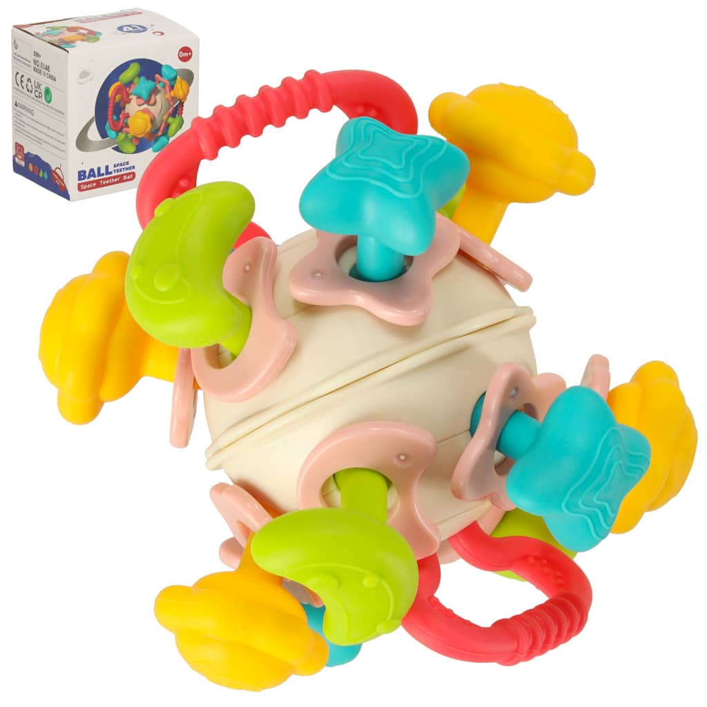 Montessori sensory teether toy for babies - Pilt 5