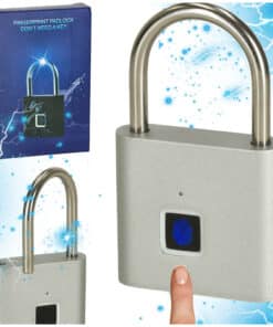 Fingerprint padlock nteligent black