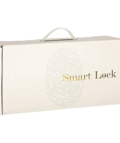 Fingerprint code combination door handle card black
