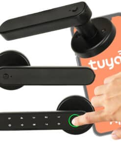 Fingerprint code bluetooth combination door handle