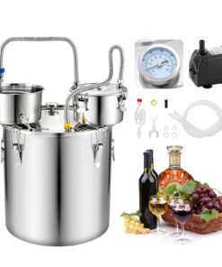 Спиртовой дистиллятор VEVOR 50 л с бочонком Thumper