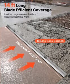 134 mm Wide Straight Edge Leveling Board for Driveways
