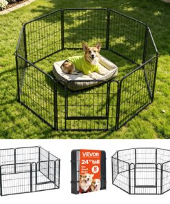 VEVOR 61 cm Small Dog Playpen