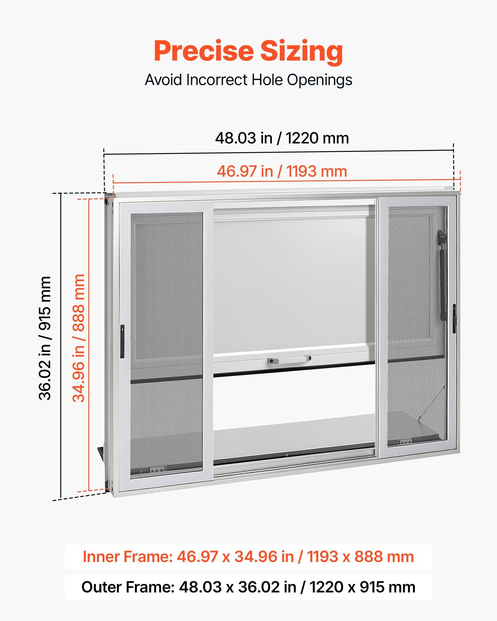 4 Sliding Screen Windows